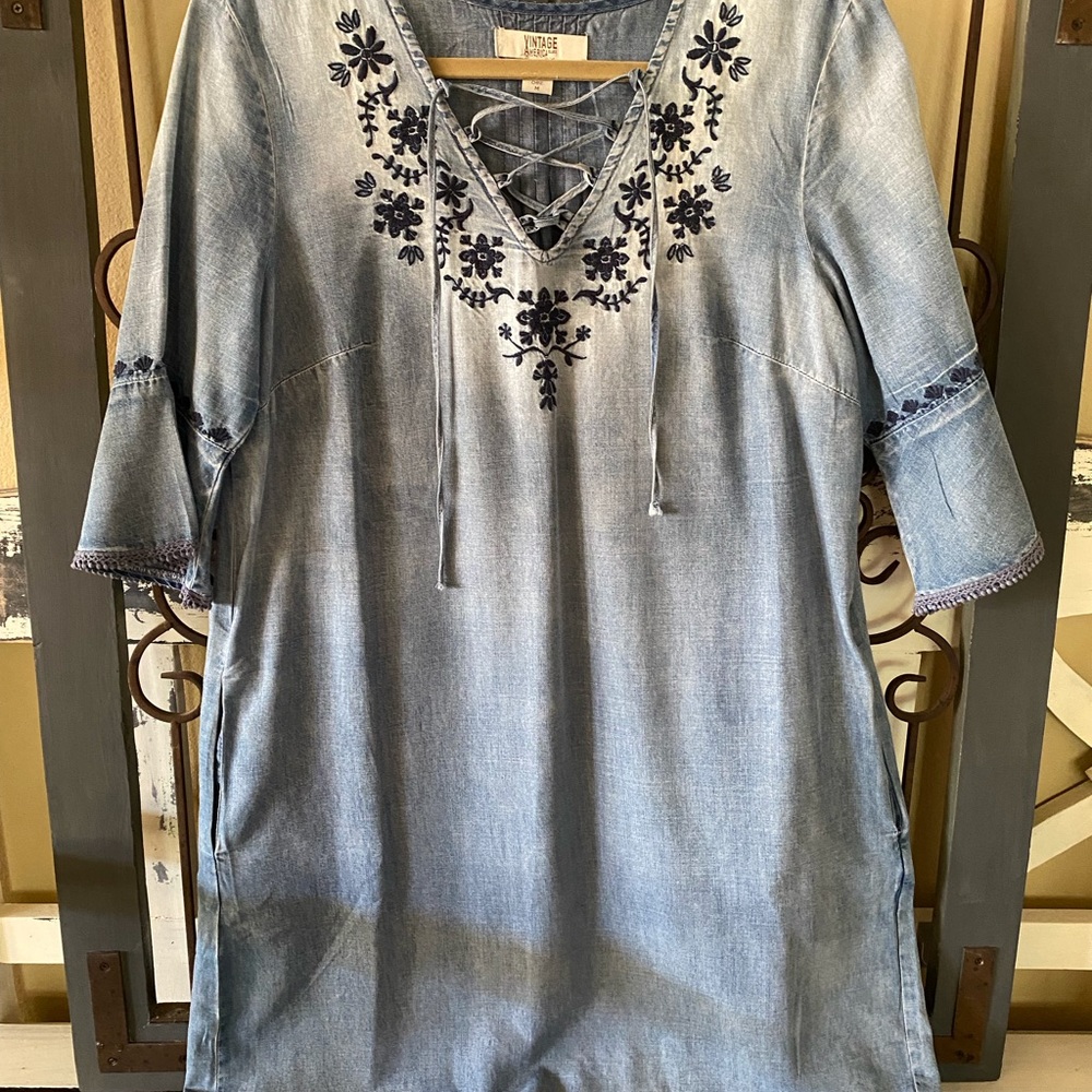 Denim dress